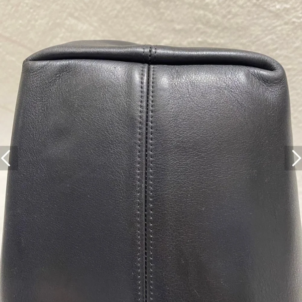 Coach Soho Lafayette Black Leather Tote Bag Vintage - Picture 9 of 16